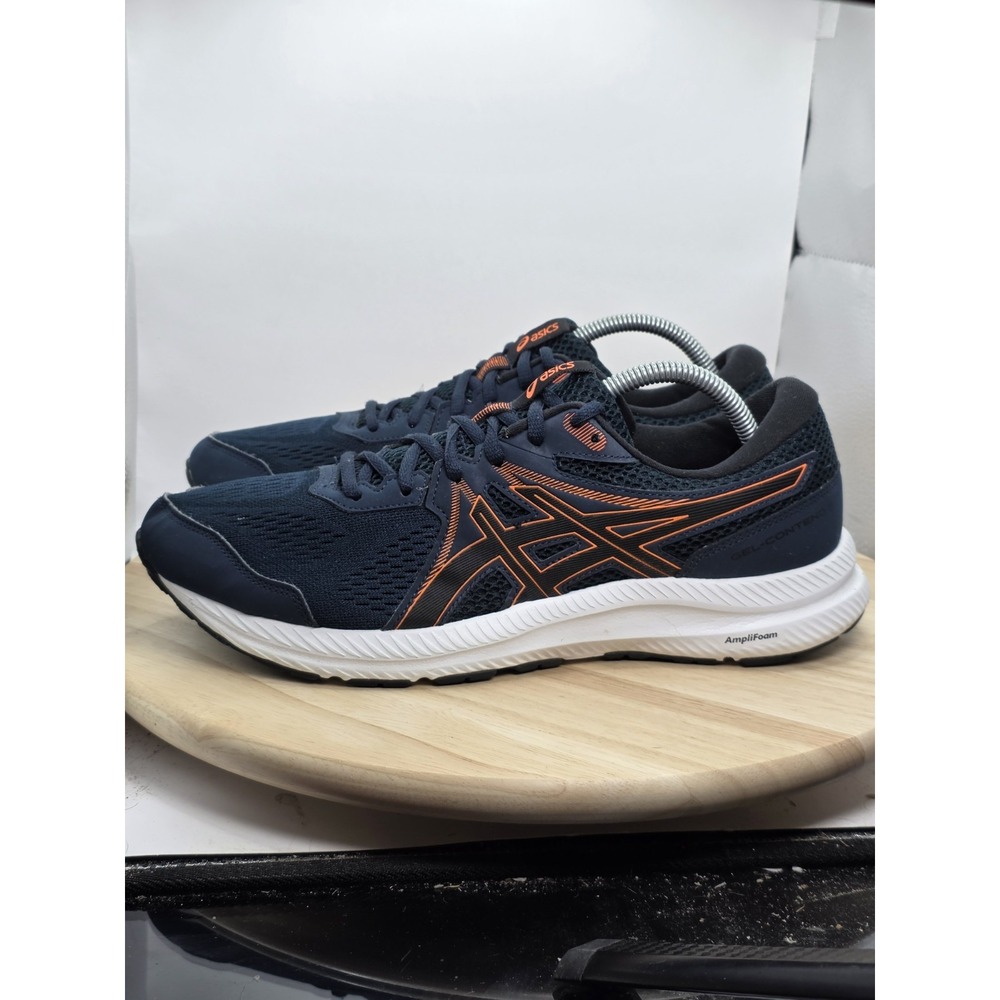 Mens Size 10- Asics GEL-Contend 7 Running Shoes Blue Athletic‎ Sneakers 1011B040
